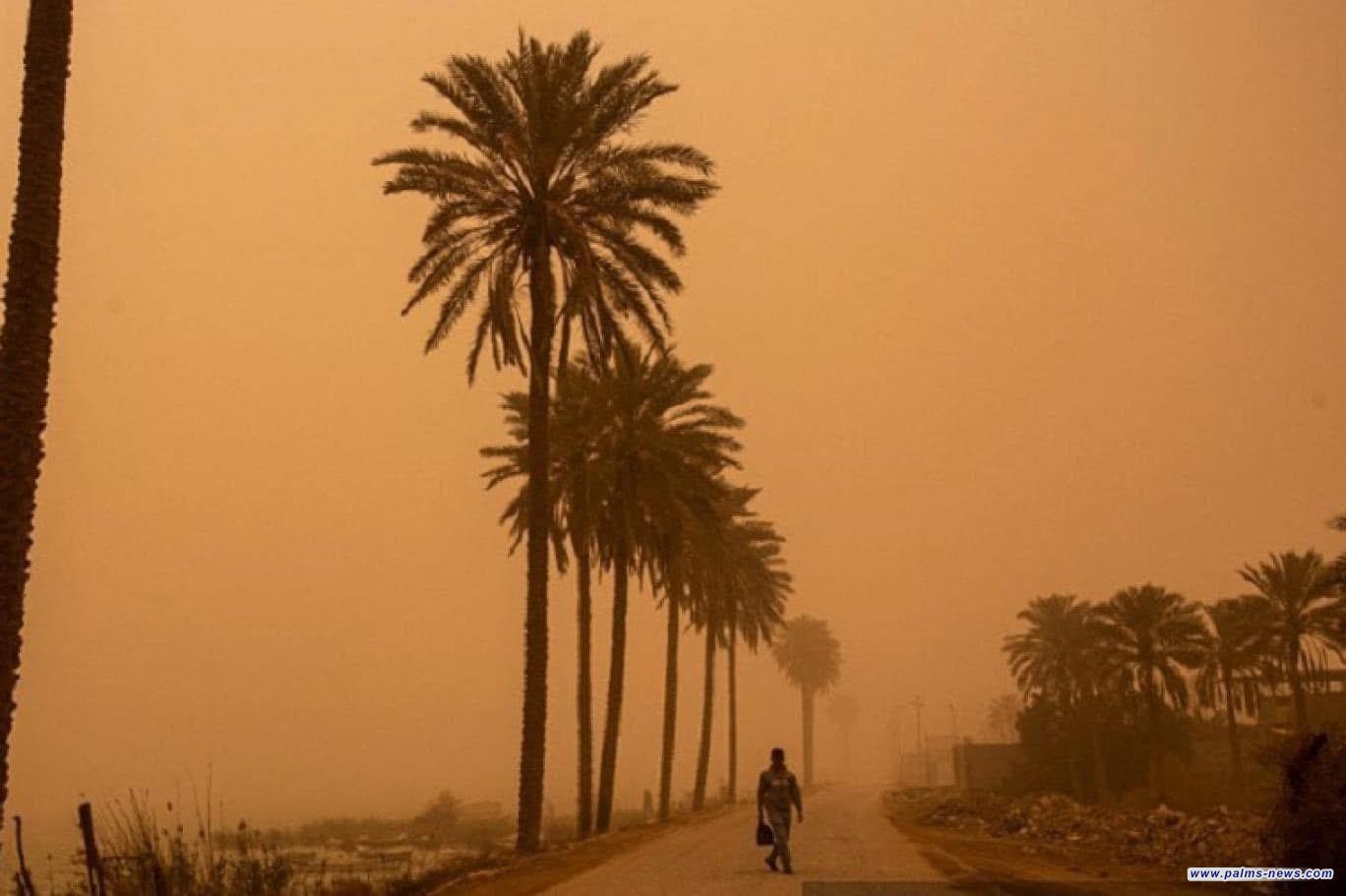 تصاعد للغبار ودرجات حرارة تلامس الـ50 مئوية في بعض المحافظات العراقية